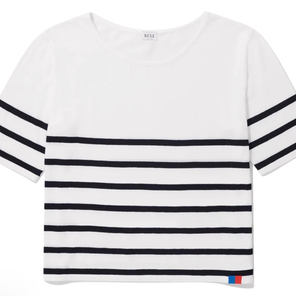 KULE Tops - KULE The Baja in White/Black